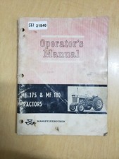 Manual de operadores de trator Massey Ferguson MF 175 MF180 comprar usado  Enviando para Brazil