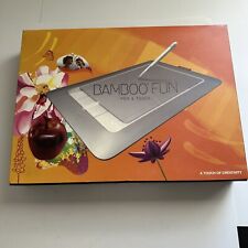 Usado, Tablet de gráficos de dibujo Wacom bamboo fun CTH-661 con lápiz óptico y software de CD segunda mano  Embacar hacia Argentina