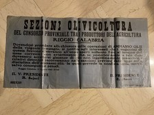 Manifesto fascismo autarchia usato  Avellino