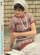 Ladies knitting pattern.spring for sale  ANDOVER