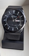 Relógio masculino Skagen Melbye preto estojo de titânio SKW6006 #1 *cristal quebrado * #2 comprar usado  Enviando para Brazil