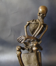 Vintage bronze skeleton d'occasion  Expédié en Belgium