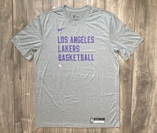Camiseta masculina grande alta Nike Los Angeles LA Lakers NBA Team Issued Practice comprar usado  Enviando para Brazil