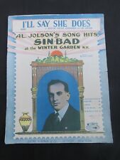 Jolson sinbad say for sale  Arcadia