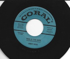 Doowop andy rose for sale  Trenton