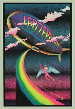 Usado, Reprodução de concerto Led Zeppelin pôster 11x16 Stairway to Heaven neon comprar usado  Enviando para Brazil