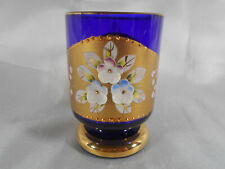 Magnifique verre bleu d'occasion  Saint-Calais