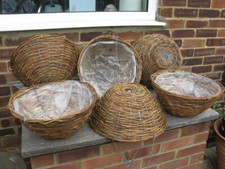 wicker hanging baskets for sale wicker hanging baskets for sale ADDLESTONE