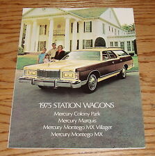 Folheto de vendas original 1975 Mercury Station Wagon 75 Montego Marquis comprar usado  Enviando para Brazil