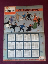 Tintin calendrier 1957 d'occasion  La Madeleine