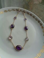 Gold kette amethyst gebraucht kaufen  Wittenberg-Umland