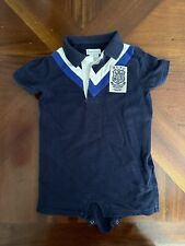 Macacão Polo Ralph Lauren Bebê Menino Azul 18 Meses Rugby Chevron Remo $90 comprar usado  Enviando para Brazil