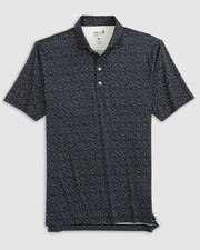 Polo Johnnie-O Bottoms Up Estampado Jersey Performance Preto Tamanho P, usado comprar usado  Enviando para Brazil