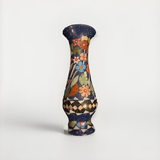 Vaso de flores vintage de mosaico de pedra sobre latão 10” de altura comprar usado  Enviando para Brazil