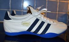 *NOVO* RARO Vintage ADIDAS Titan UK8.5 US9 EU42.6 creme+d.azul corrida atlética comprar usado  Enviando para Brazil