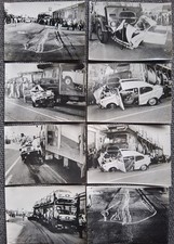 Cartolina auto incidente usato  Torre Canavese
