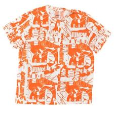 Camiseta masculina Air Jordan XL laranja algodão gola redonda manga curta geométrica comprar usado  Enviando para Brazil