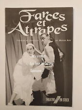 Farces trapes theatre d'occasion  Expédié en Belgium