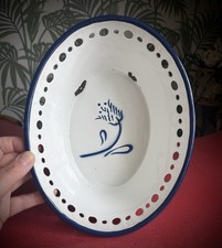 Vintage enamelware oval for sale  BARNSLEY