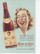 Petit buvard vin d'occasion  Chenôve