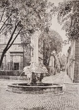 Estampe ancienne fontaine d'occasion  Neuilly-Plaisance