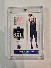 Parche de etiqueta de lavandería 2017-18 Panini National Treasures Dirk Nowitzki Game Gear 1/1 segunda mano  Embacar hacia Argentina