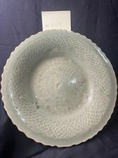 porcelana - Dinastia Yuan - Placa Celadon - Verde claro/cinza - #019 comprar usado  Enviando para Brazil
