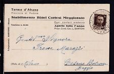 Cartolina commerciale terme usato  Italia