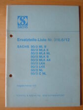 Sachs ersatzteilliste 1972 gebraucht kaufen  Wiesloch