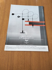 1985 SIRRAH ILLUMINAZIONE LAMPADE DESIGN RENE KEMNA VINTAGE AD PUB comprar usado  Enviando para Brazil