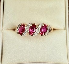 Pink sapphire trilogy for sale  HARROW