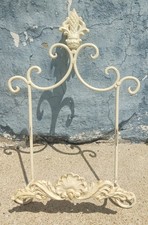 Suporte de placa de parede antigo marfim metal desgastado rack de exibição arte fotográfica comprar usado  Enviando para Brazil