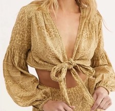 Blusa cropped Spell And The Gypsy Wild Thing Jungle Wrap - Tamanho M, usado comprar usado  Enviando para Brazil
