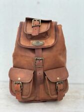 Gvb Mujer Viaje Vintage Cuero Mochila Senderismo Mochila Pequeña A Grande, usado comprar usado  Enviando para Brazil