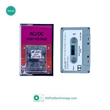 AC/DC High Voltage Cassette Tape 1976 Albert Production New Zealand RARE TESTED comprar usado  Enviando para Brazil