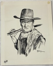 John wayne drawing for sale  Royal City