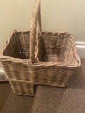 Vintage woven wicker for sale  SAXMUNDHAM
