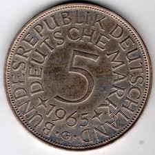 Brd mark 1965 gebraucht kaufen  Otterstadt