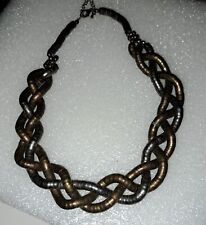 Collana tubolare intrecciata usato  Pescia