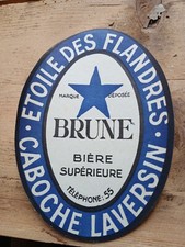 étiquette biere brasserie d'occasion  Beuvry