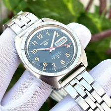 Vintage Seiko 5 Esportes Mostrador Militar Automático 70 M Relógio Masculino Japão 6119-8140 comprar usado  Enviando para Brazil