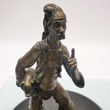 Estatueta de bronze vintage anos 90 Old Wise" Kozak Boss" Magic Man base de mármore comprar usado  Enviando para Brazil