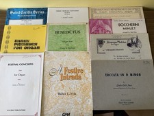 Lot organ sheet for sale  Hamilton