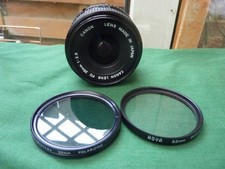 Three canon lenses for sale  LUTON