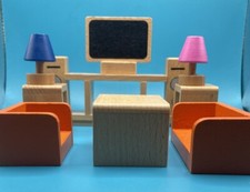 Wooden dollhouse living for sale  Haddon Heights