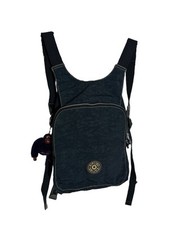 Mochila KIPLING Vintage Alças Ajustáveis Vários Bolsos com Zíper Azul Marinho, usado comprar usado  Enviando para Brazil