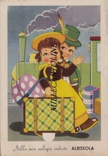 Albissola cartolina valigetta usato  Roma