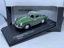 Porsche 356 C Coupé irischgrün Minichamps Modell 1:43 OVP 336 Stück selten comprar usado  Enviando para Brazil