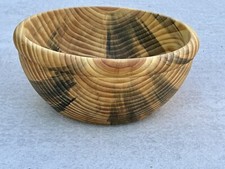 Tigela de madeira de pinho Ponderosa virada à mão 9,25 x 4,25 assinada Ted Mellin comprar usado  Enviando para Brazil