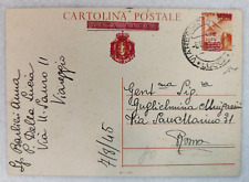 Luogotenenza intero postale usato  Morra de Sanctis